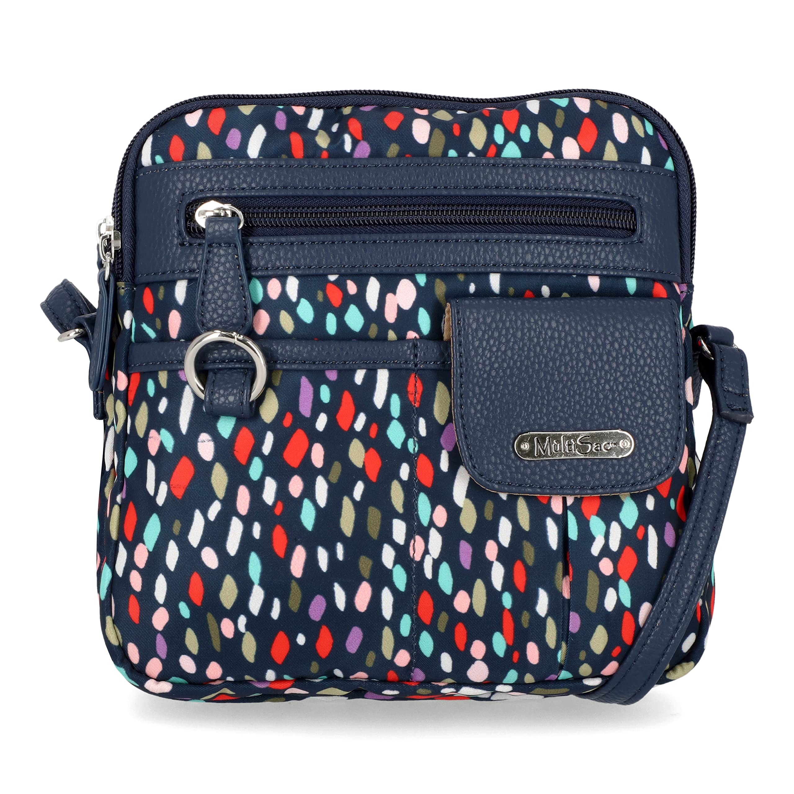 Multisac North South Mini Zip Around Crossbody Bag