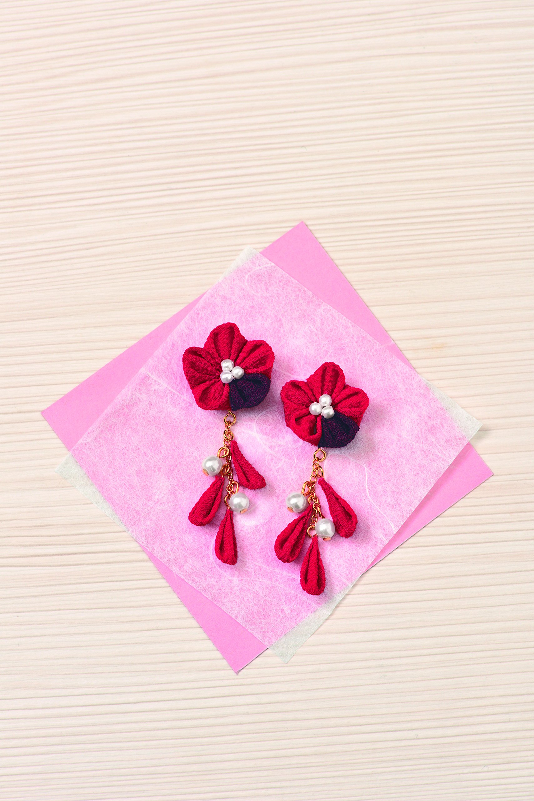Amazon | タカギ繊維 Panami つまみ細工 イヤリングキット 彩花