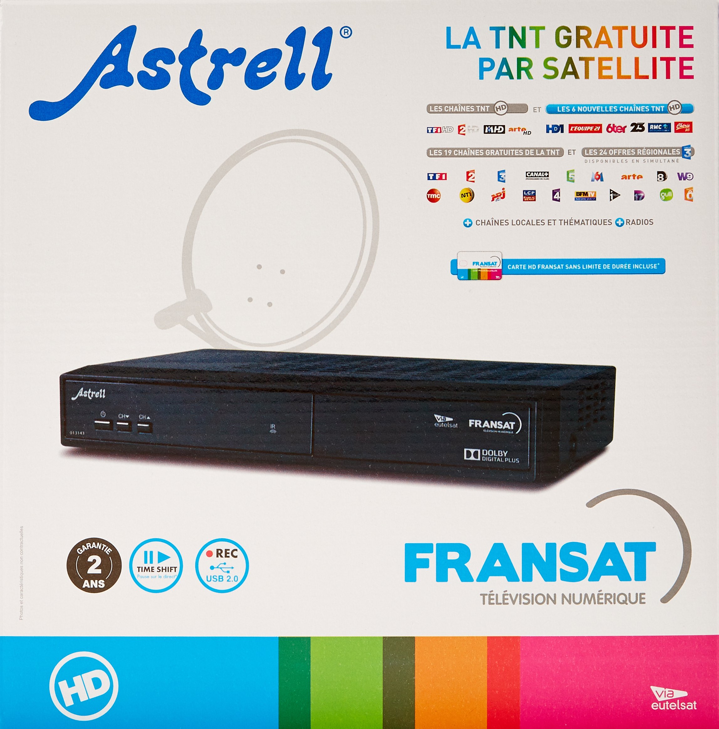 Terminal FRNASAT Décodeur Satellite HD Noir