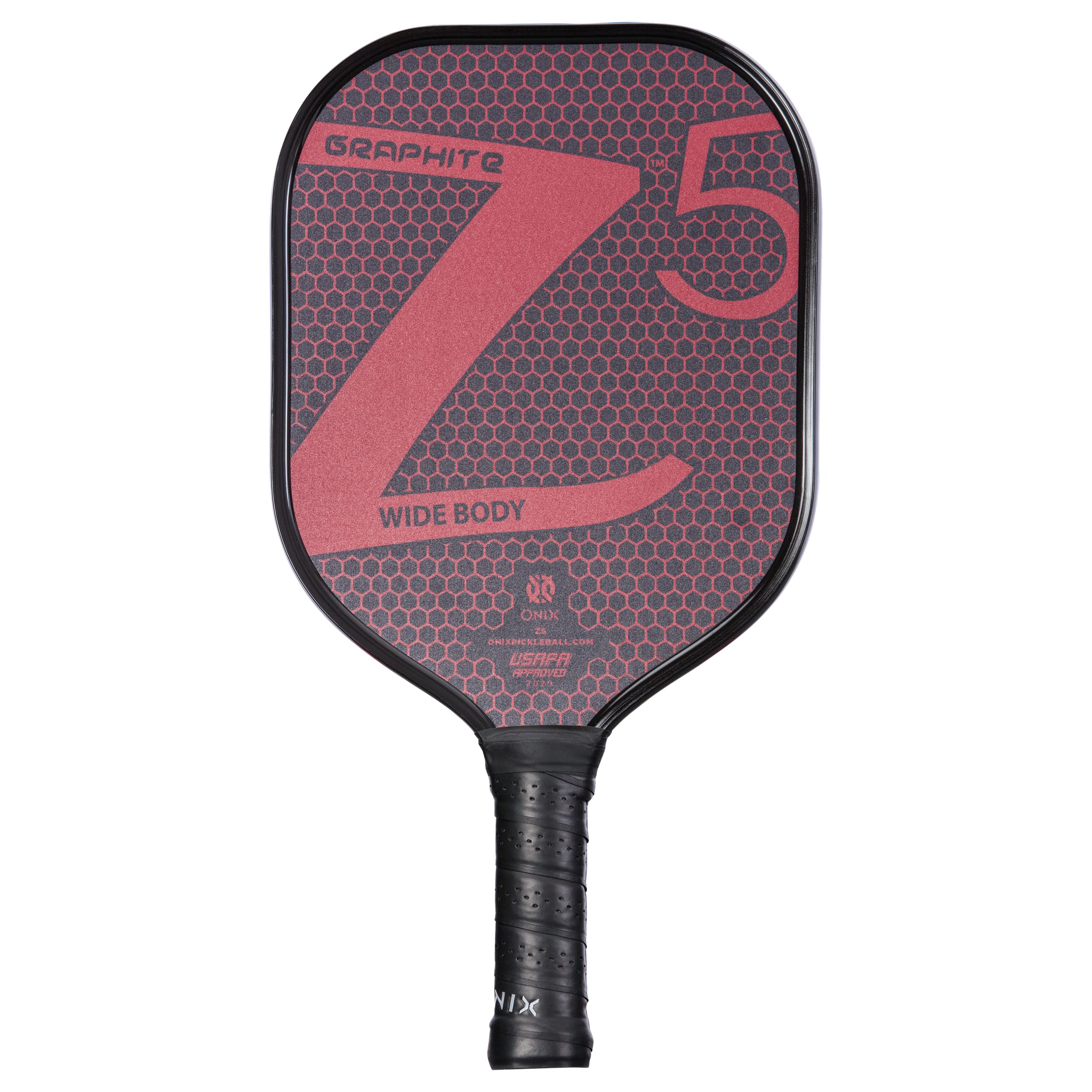 ONIX Graphite Z5 Graphite Carbon Fiber Pickleball Paddle With Cushion Comfort Grip - USA Pickleball Approved