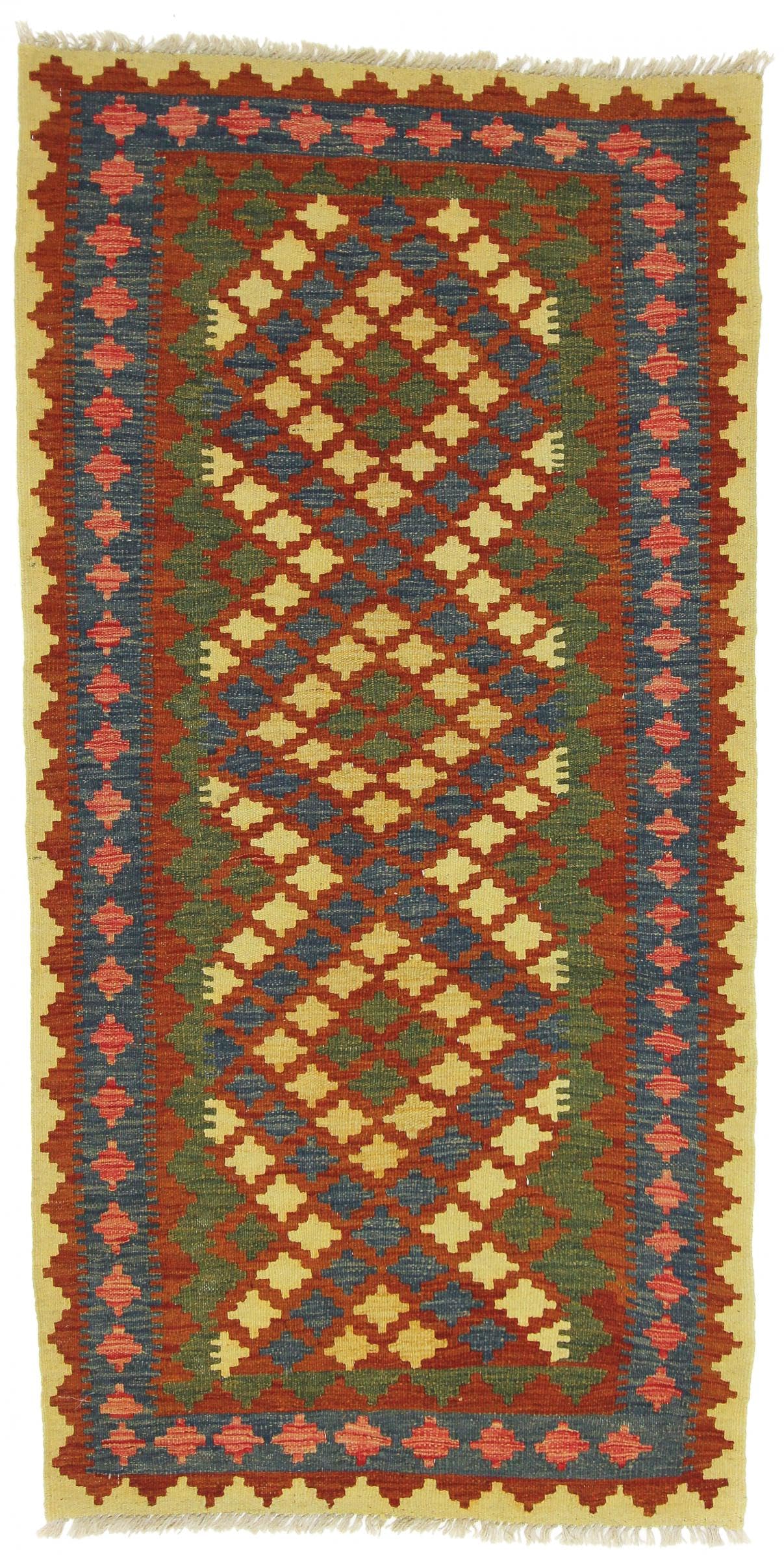 Kilim afghan en laine tissé à la main, l'histoire d'un tapis d'orient chez vous