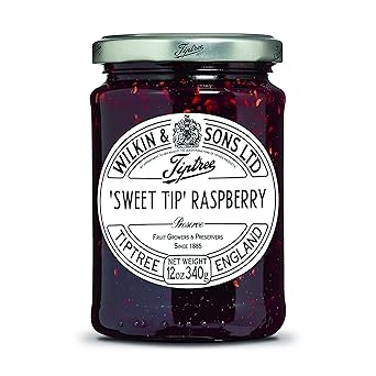 Tiptree Sweet Tip Raspberry Preserve, 12 Ounce Jar