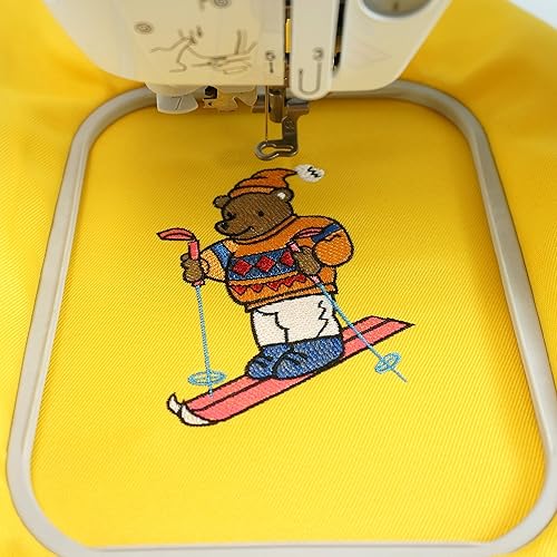 Miniatura 4 de New brothread Cut Away - Estabilizador de bordado a máquina de 8 x 8 pulgadas, 100 hojas precortadas, peso medio de 2.5 onzas, se adapta a aros de 4