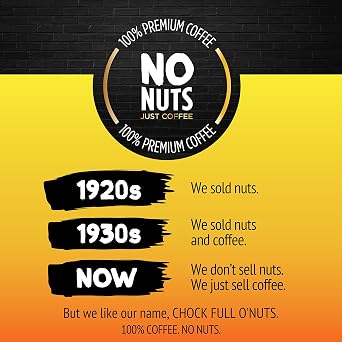 Chock Full O' Nuts Coffee, Colombian, 10.30-Ounce (Pack of 3)