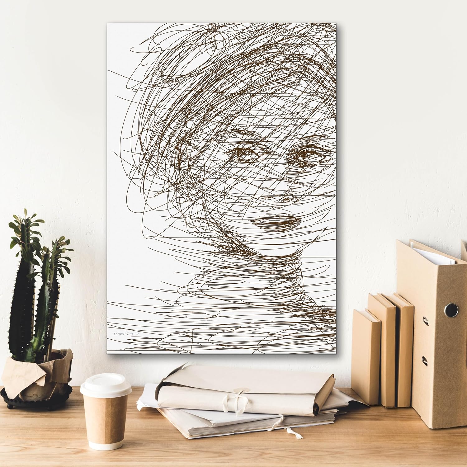 Epic Graffiti 'Fascinator' by Kamdon Kreations, Giclee Canvas Wall Art, 18"x26"