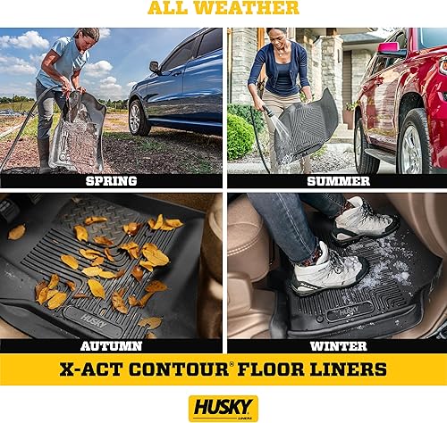 Miniatura 5 de Husky Liners X-act - Alfombrillas de contorno | Compatible con Chevrolet Camaro Convertible/Coupé 2016 - 2024 | Fila delantera, 2 piezas, color
