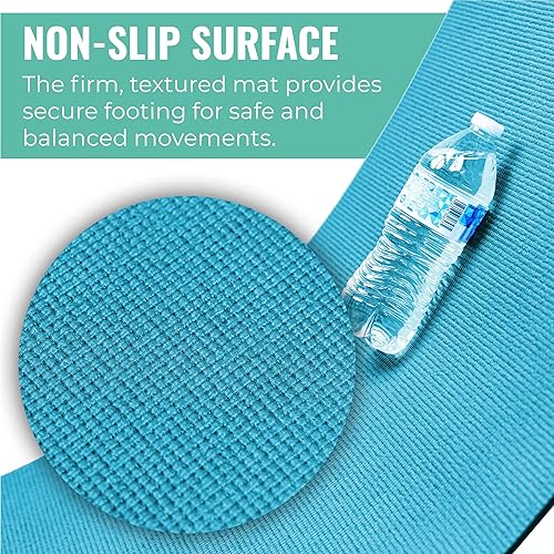 Miniatura 2 de Paquete de 12 esterillas de yoga de valor de 68 x 24 pulgadas, tapete de ejercicio antideslizante de 0.118 in de grosor, alfombrillas de yoga no