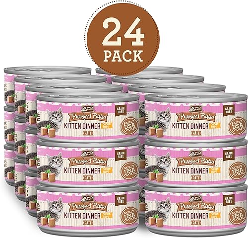 Miniatura 3 de Merrick Purrfect Bistro sin granos, 5.5 oz, receta para gatito pequeño, paquete de 24