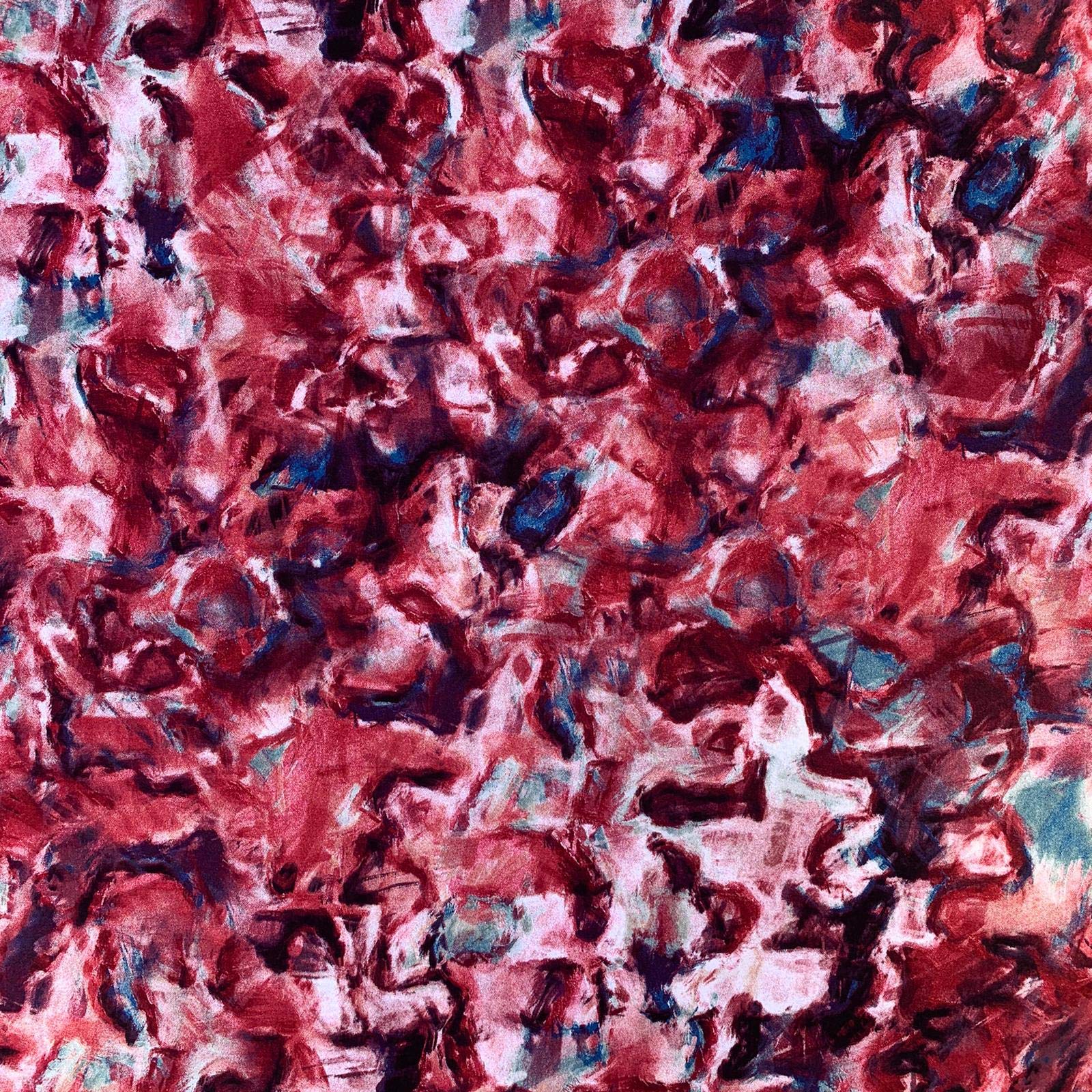 Marble Design Digital Print 100% Premium Viscose Challis Soft Draping Dress Fabric Material | 55" - 140 cm Wide | Sold Per Metre