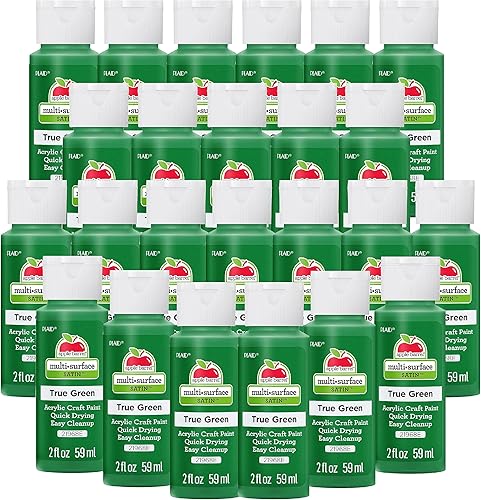 Miniatura 7 de Apple Barrel Pintura acrílica para múltiples superficies, 2 onzas, color negro, 2 onzas líquidas (paquete de 24)