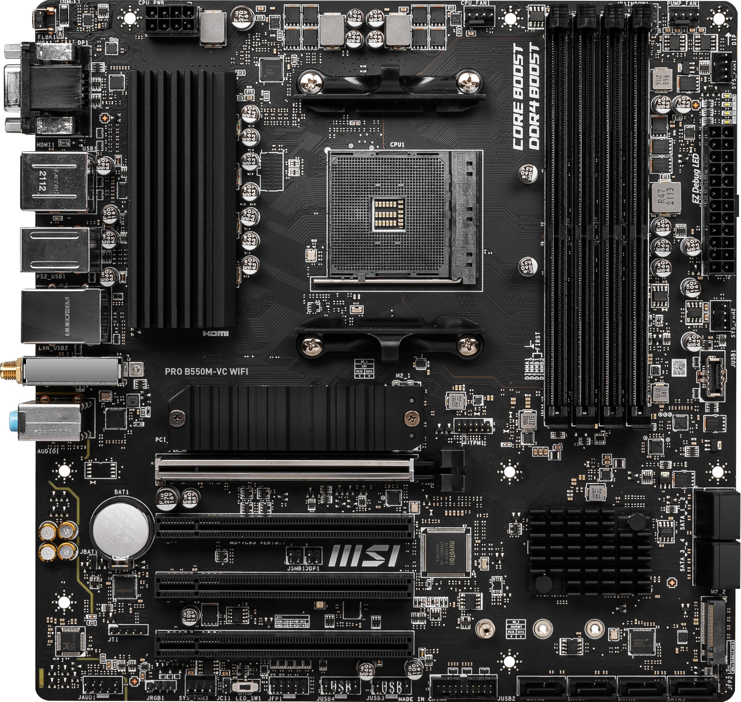 Amazon.com: MSI PRO B550M-VC WiFi ProSeries Motherboard (AMD Ryzen