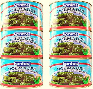 Kontos Foods Dolmas Stuffed Grape Leaves With Rice • Ready To Eat • Kosh...