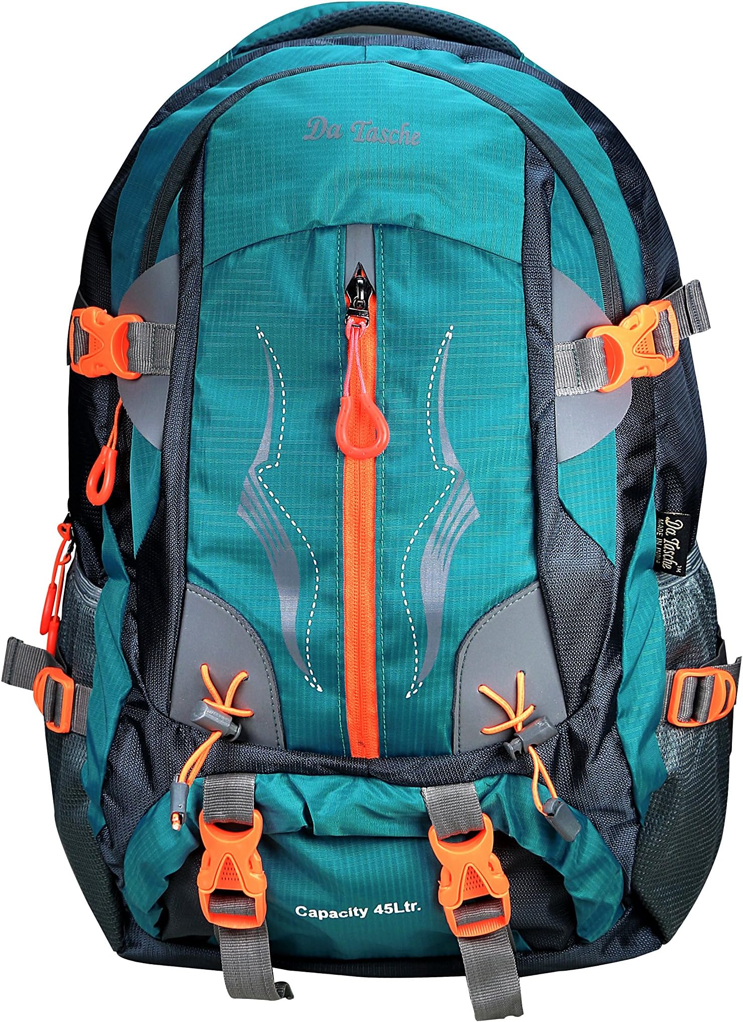 Polo 45L Backpack (Sea Green) – Durable, Spacious Polyester Bag for Travel, Hiking, School & College