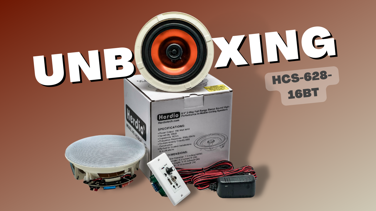 herdioブルートゥース6.5インチ２ウェイフルレンジステレサウンド Amazon.com: Herdio 6.5'' 640Watts 2-Way Bluetooth Ceiling Speakers