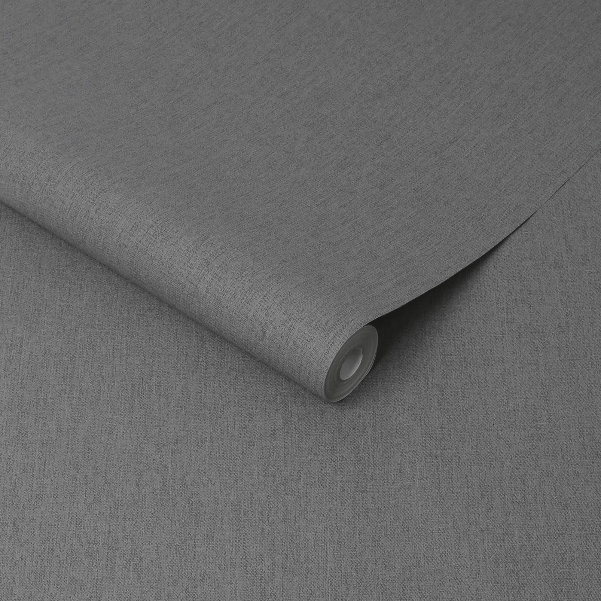 Superfresco Easy Calico Charcoal Wallpaper, Grey, 52 x 1000 cm - Image 3