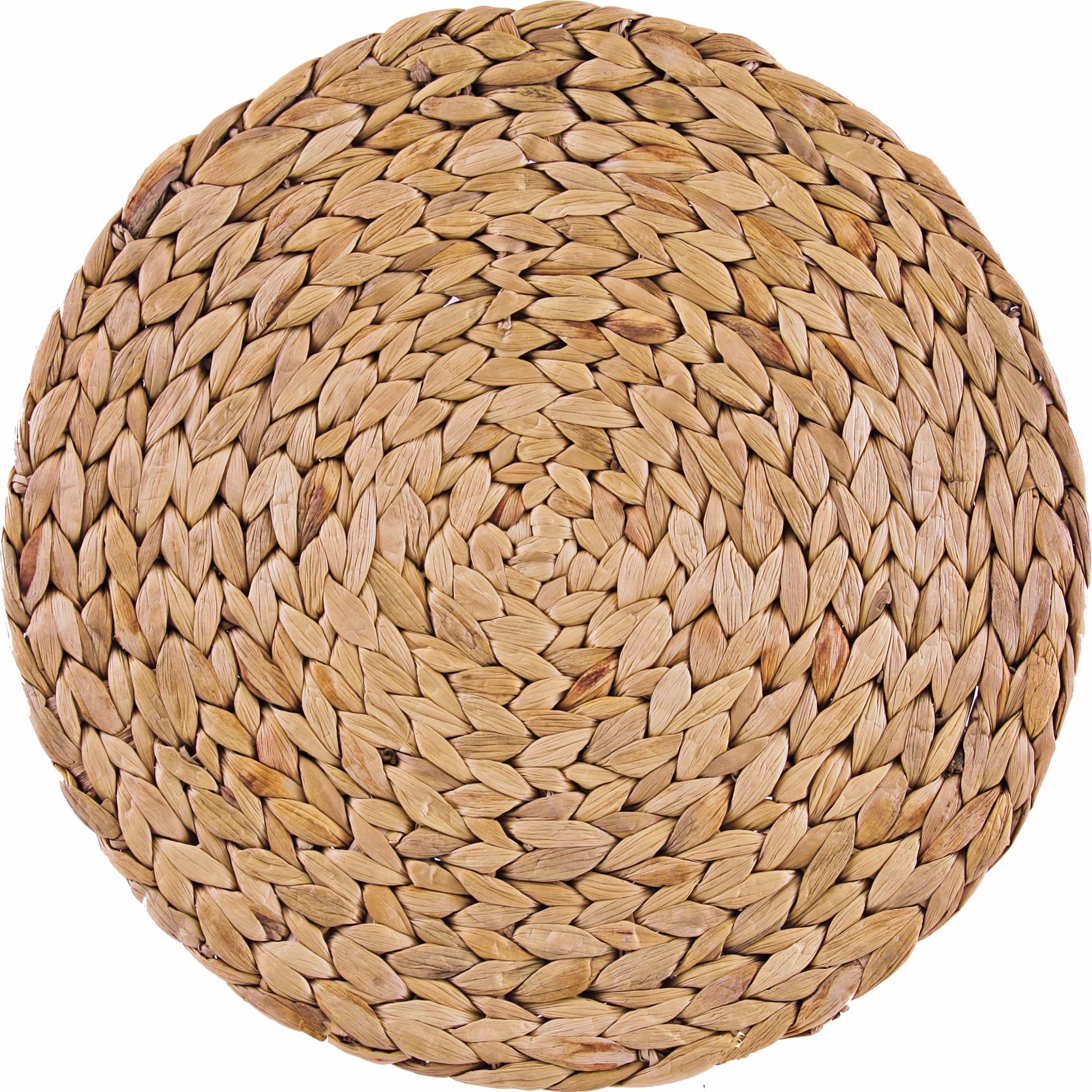 Set of 4 NATURAL Water Hyacinth WEAVE PLACEMATS Tablemats BY CREATIVE TOPS (Platzset)