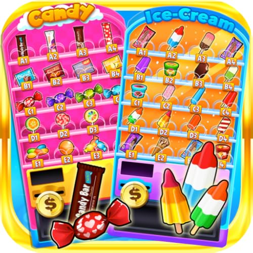 School Lunch Vending Machine Simulator - Kids Food Games FREE