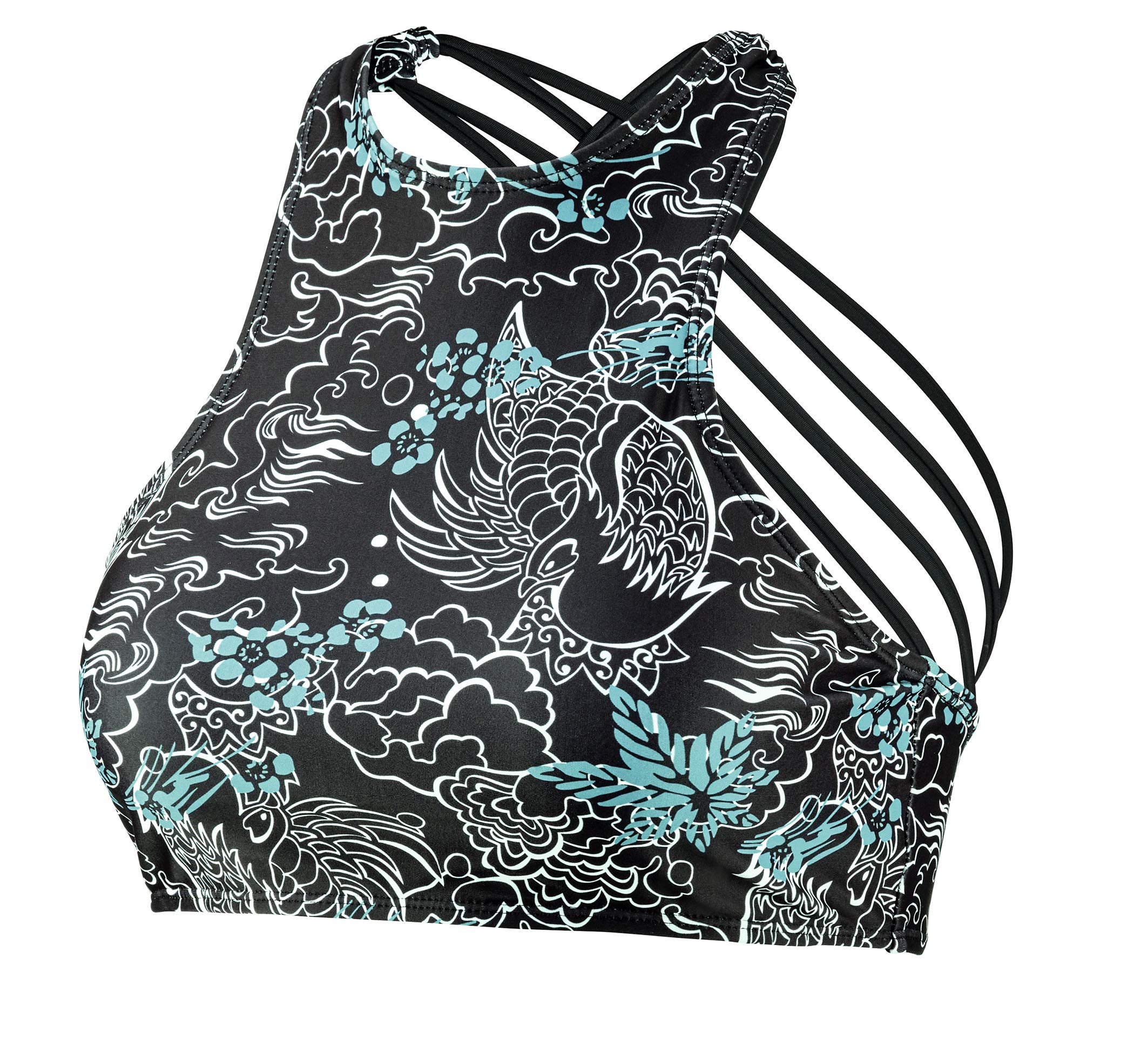 Beco High Neck Bikinioberteil Women's Bikinioberteil - Black/Burnt, 34