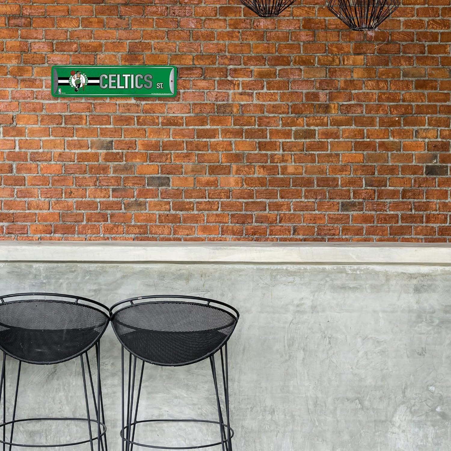 Rico Industries NBA Basketball Metal Street Sign - Image 2