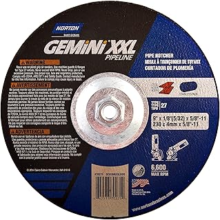 Norton 66253370275 Unitized & Convolute Wheels Size 9 x 1/8 x 5/8-11