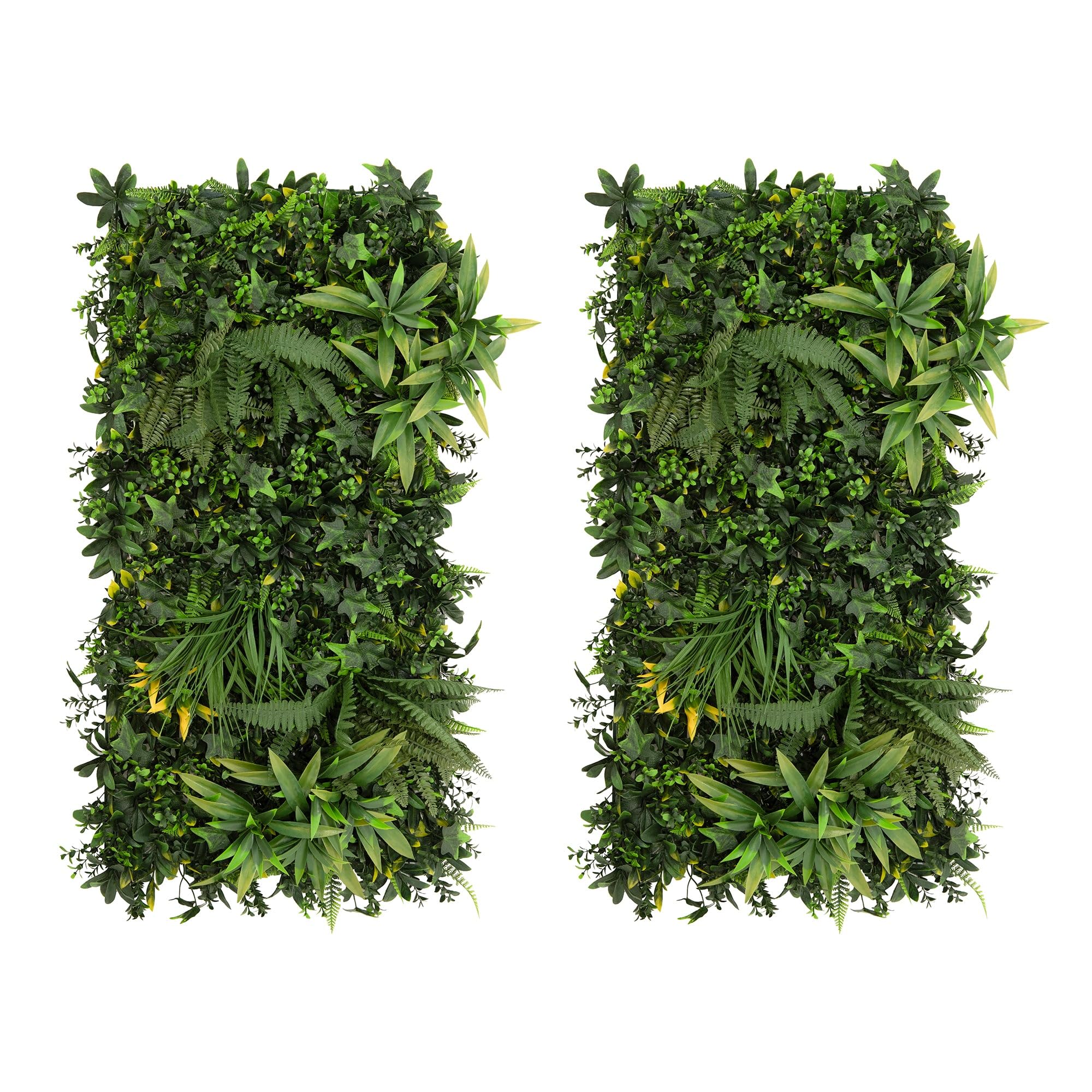 Monstershop Ayla Artificial Wall Tile x 2 - 50cm x 100cm in Green