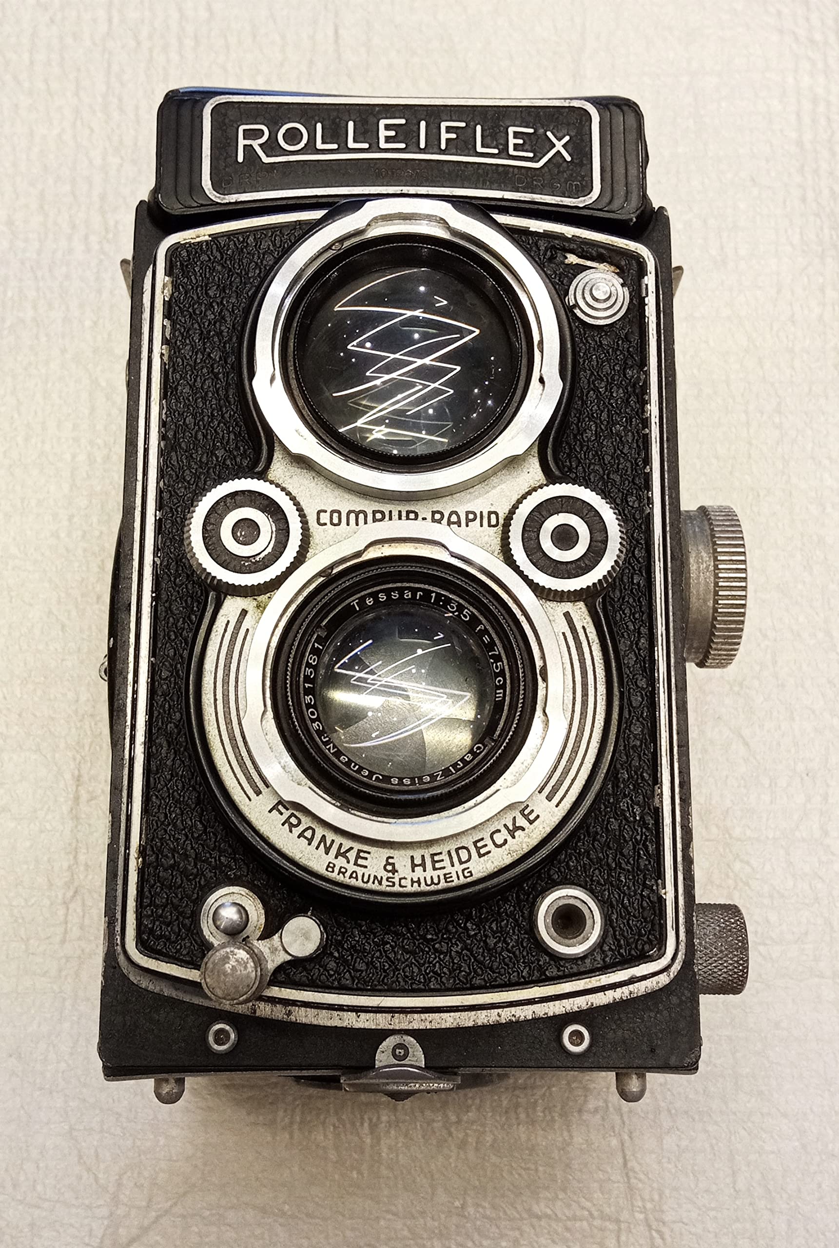 Rollei Rolleiflex 3.5A Type II Tessar 75mm f/3.5 Medium Format TLR 