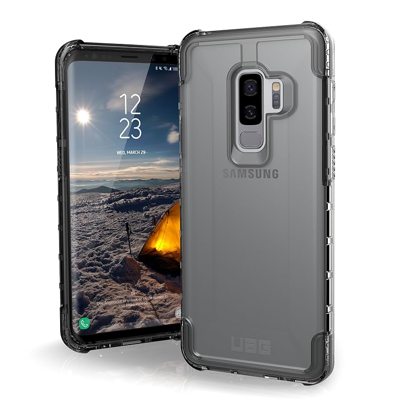 URBAN ARMOR GEAR UAG Diseñado para Samsung Galaxy S9 Plus [Pantalla de 6,2 pulgadas] Plyo Feather-Light Robusto [Hielo] Funda para teléfono militar probada contra caídas