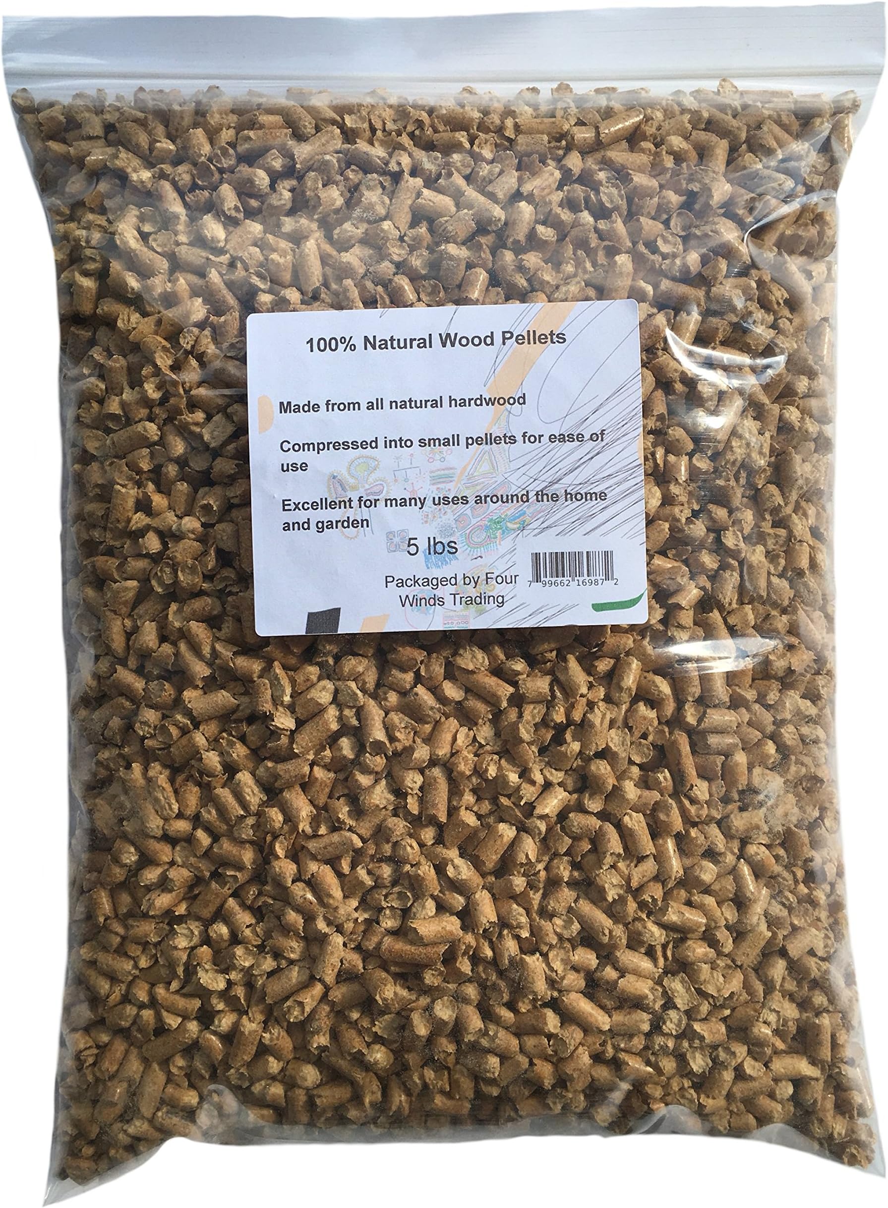 Four Winds Trading Natural Wood Pellets (5 lb)