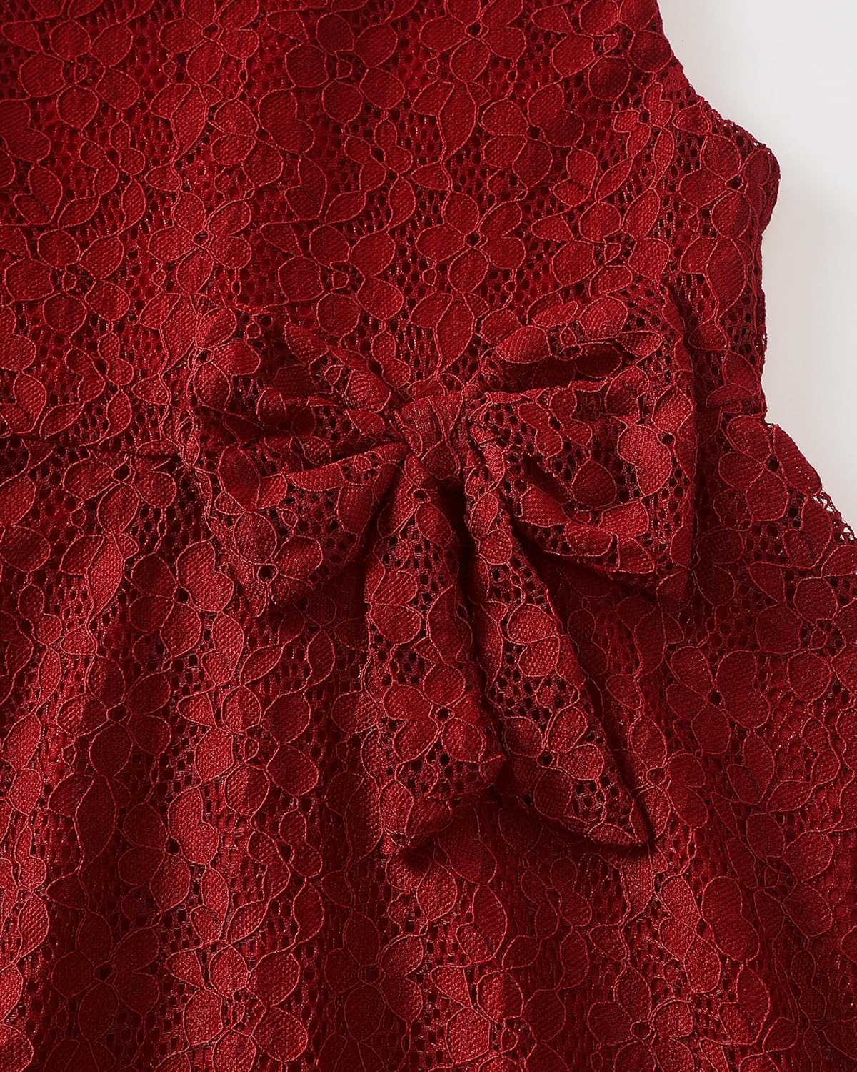 Little Toddler Girl Lace Dress Summer Sleeveless Princess Birthday Party Kids Tutu Dresses Tulle Bowknot Ruffle Sundress - Image 6