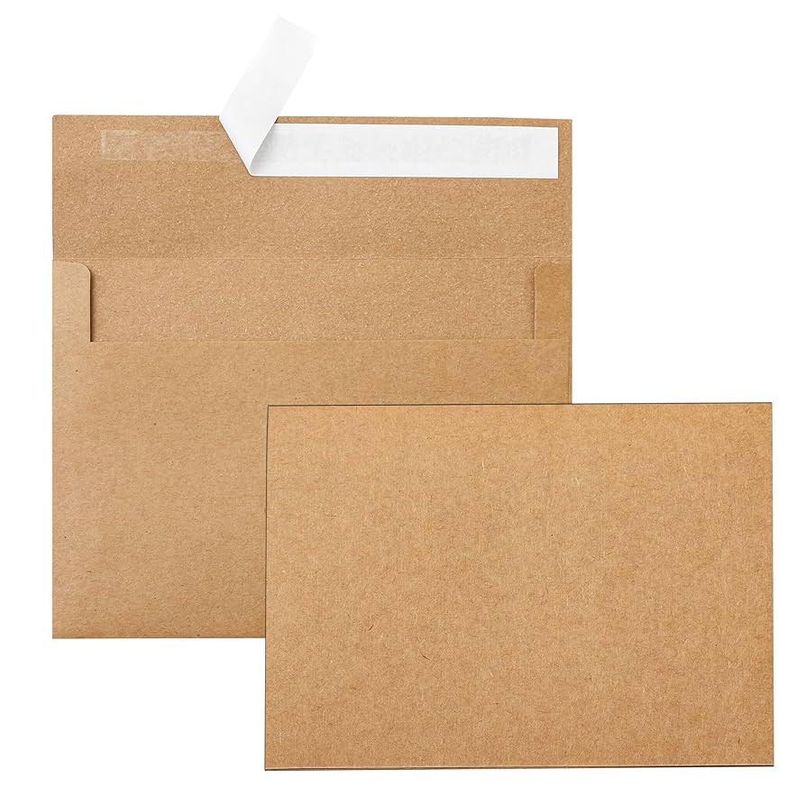 5705 スマイレージ 生写真 8枚セット Amazon.com : Silunkia 100 Packs Brown Single Panel Blank