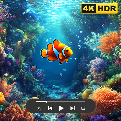 Clownfish Aquarium HD Screensaver - Premium Virtual Fish Tank with Ocean Sounds