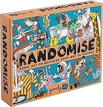 Randomise | The hilarious pocketsize party game of acting, drawing and describing for families, adults & kids (Classic Edition)