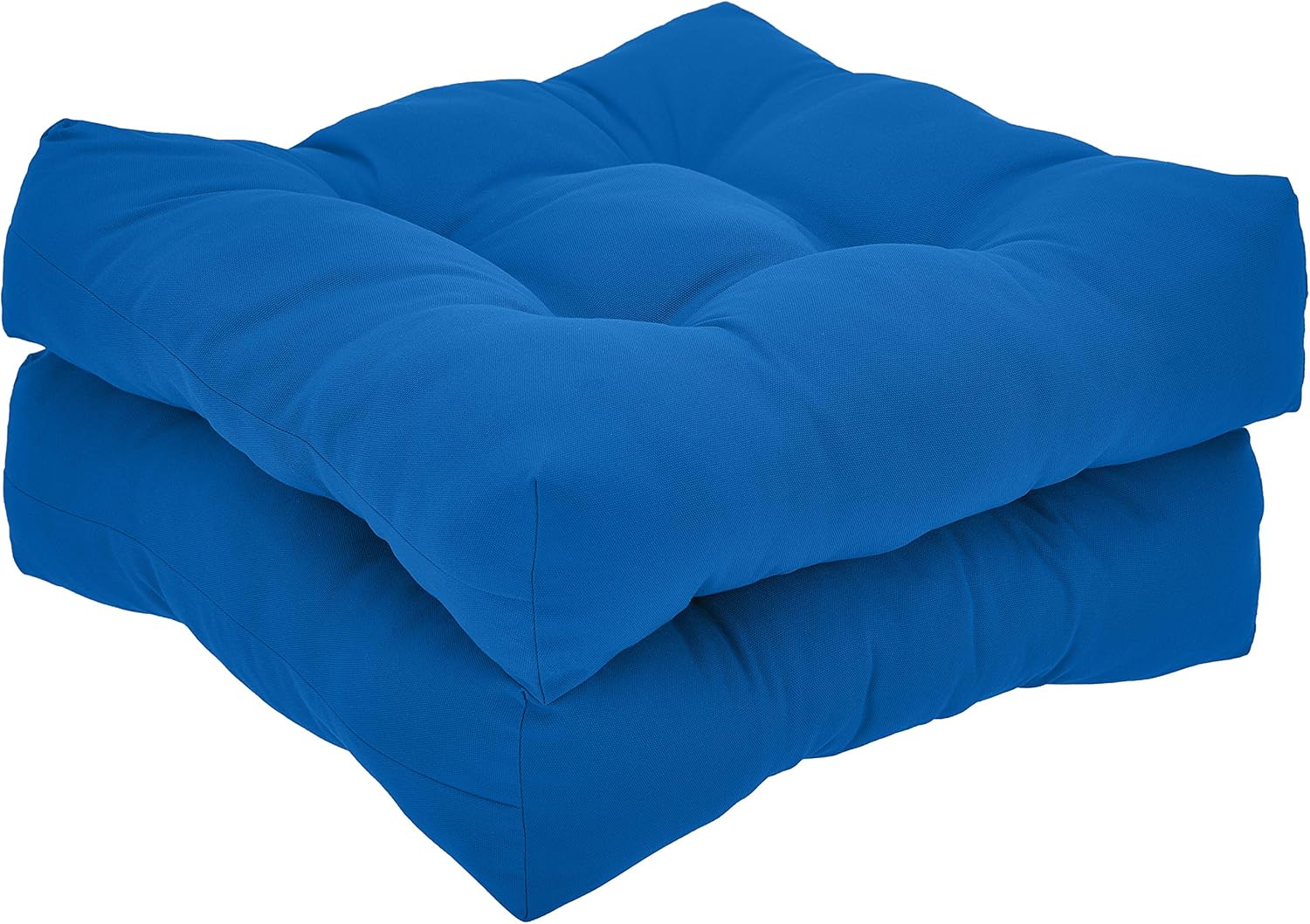 Amazon Basics Tufted Outdoor Seat Patio Cushion, 19 x 19 x