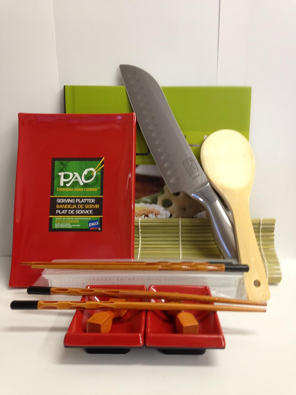 Amazon.com: SUSHI KIT: BEGINNERS COMPLETE 12 PIECE GIFT SET/ SUSHI KIT