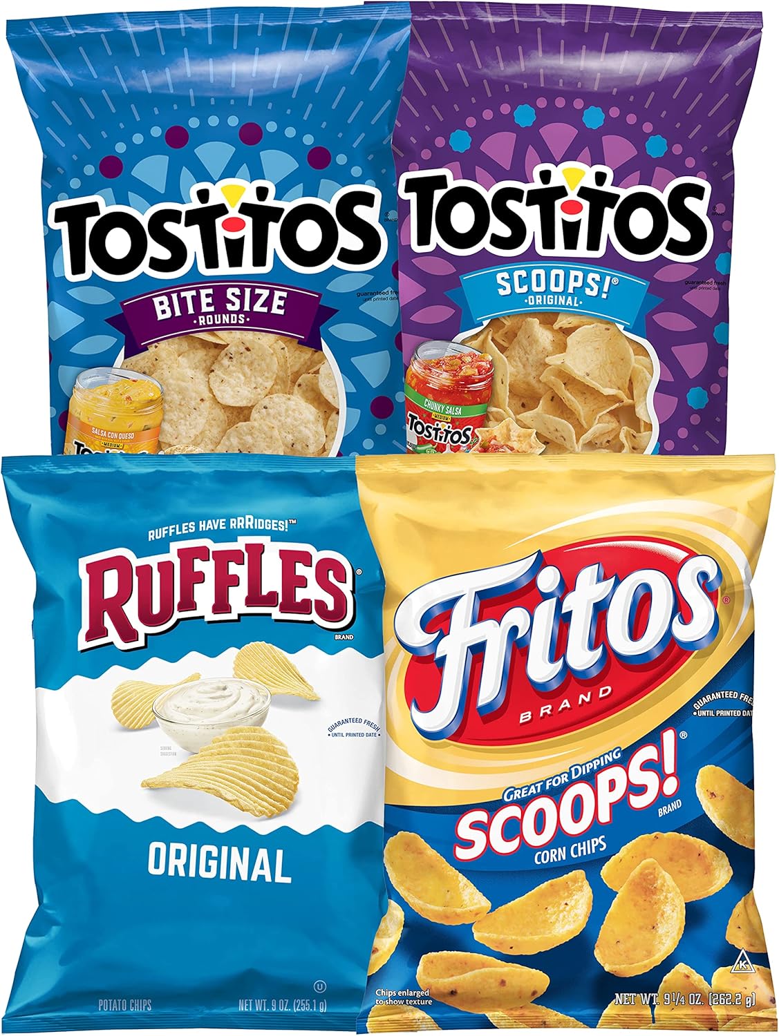 FritoLay Good for Variety Pack with Tostitos Scoops Tostitos BiteSize