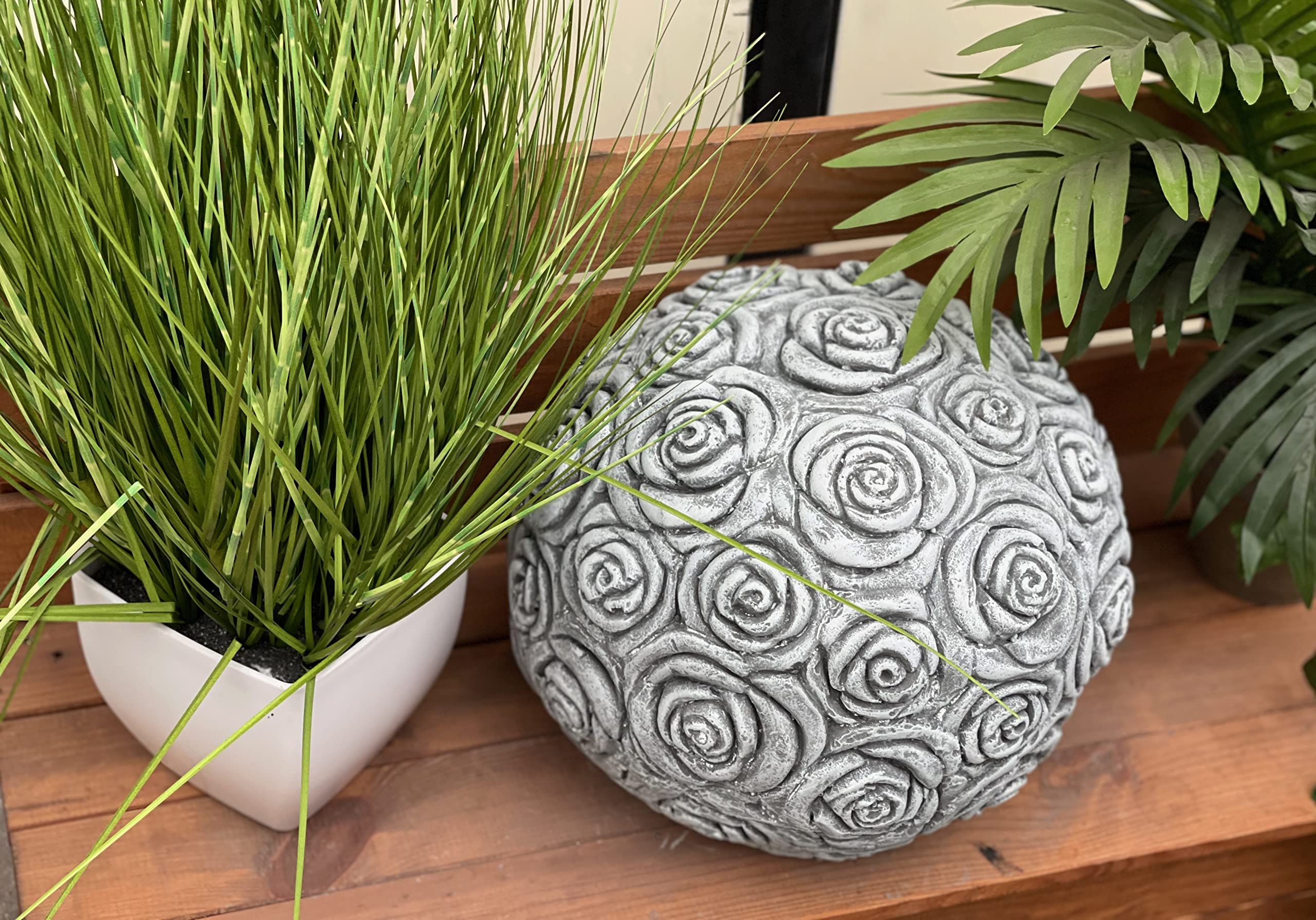 Rozenkwarts bol, groot 11,5cm | Jalla Stones - Edelstenen en Mineralen