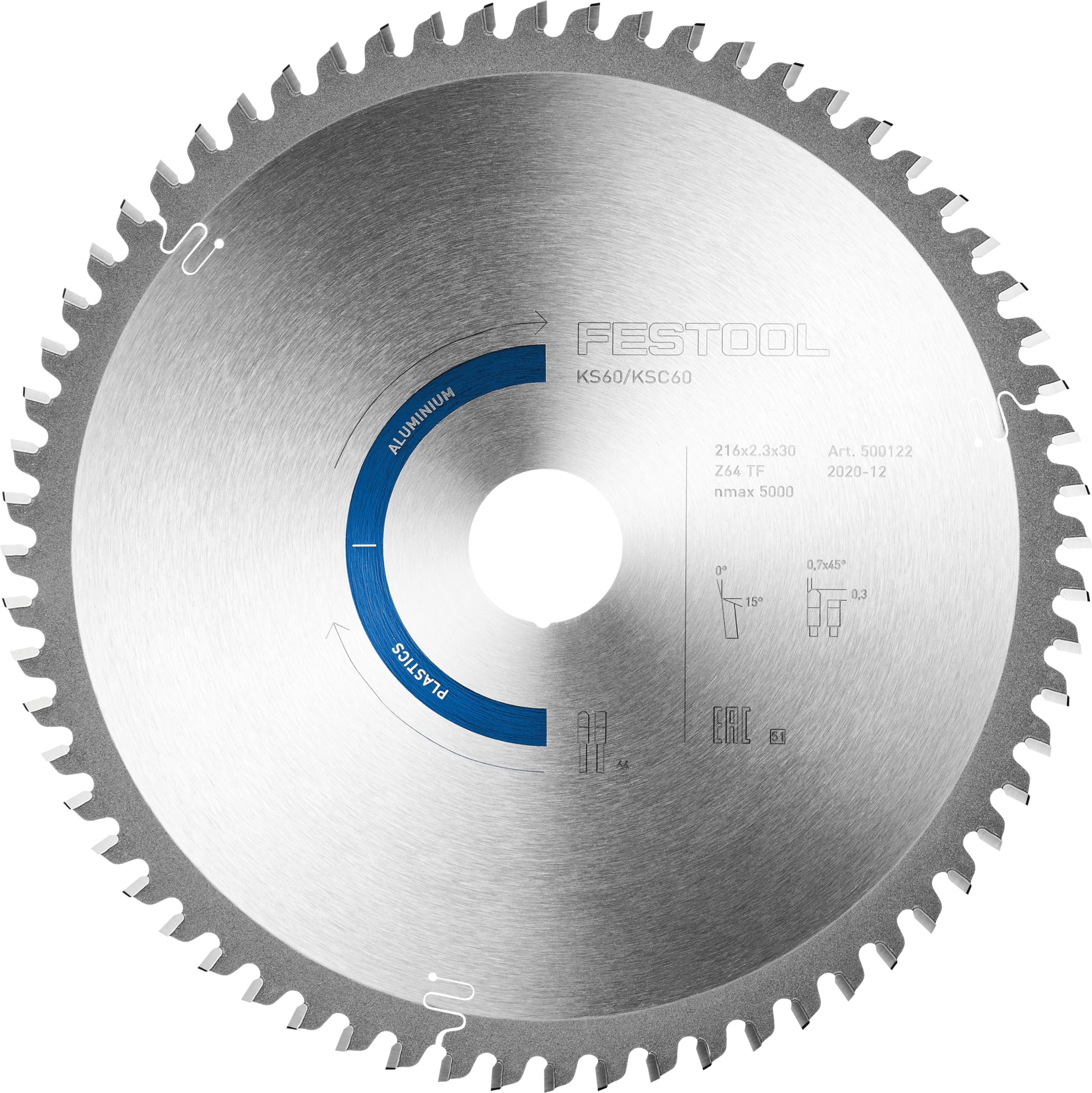 Festool Multi-Colour 500122 Special Saw Blade 216X2,3X30 Tf64,