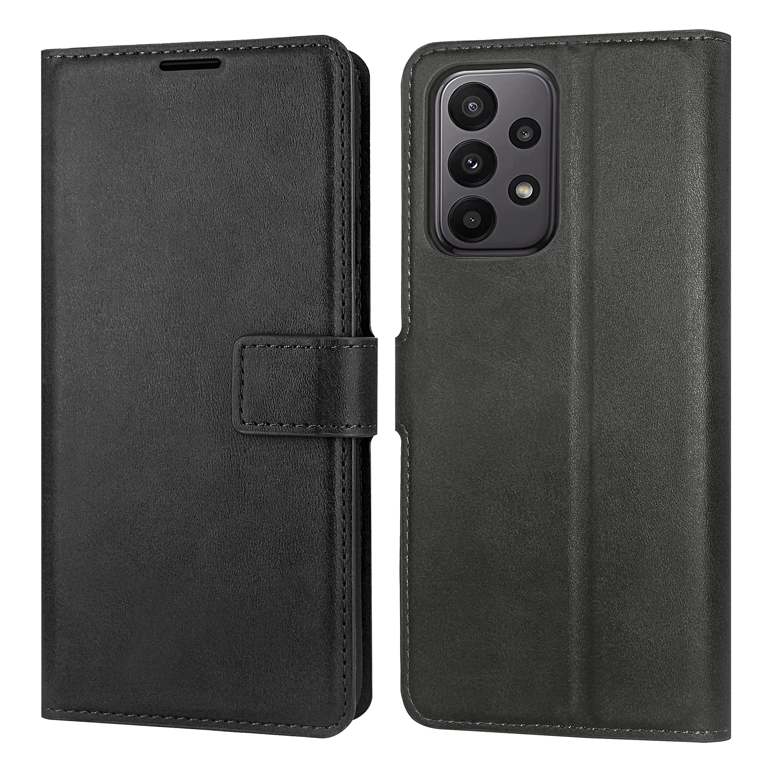 D DESSVON Wallet Case for Galaxy A23 4G/5G, PU Leather Case for Samsung Galaxy A23 Flip Folio Protective Cover with Card Slots Magnetic Closure