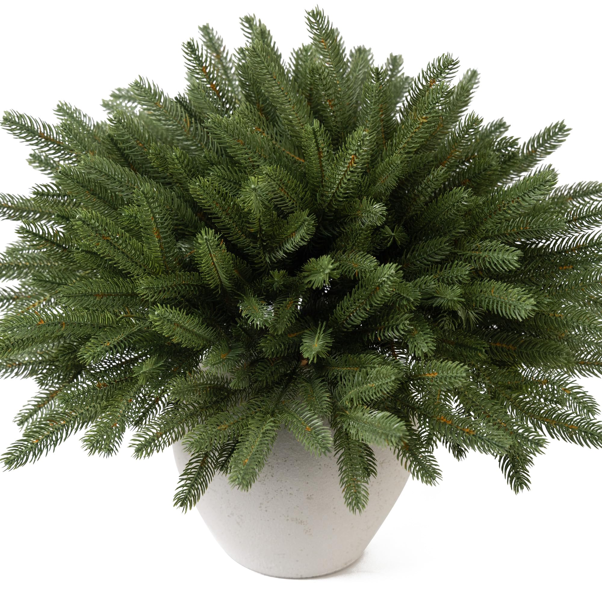 MISSPIN 12 Pcs 19.5 Inches Christmas Cedar Branches, Cedar Artificial Christmas DIY Crafts Faux Branches for Xmas Indoor Outdoor Home Decor