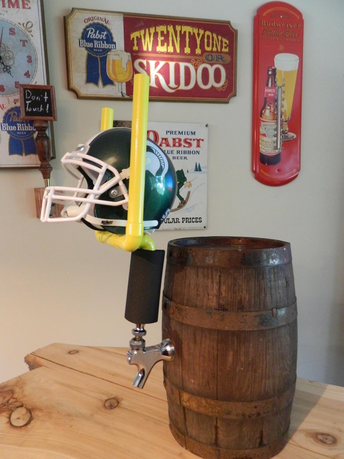 MICHIGAN ST. SPARTANS BEER TAP HANDLE KEGERATOR Beer Kegging Equipment Home & Kitchen