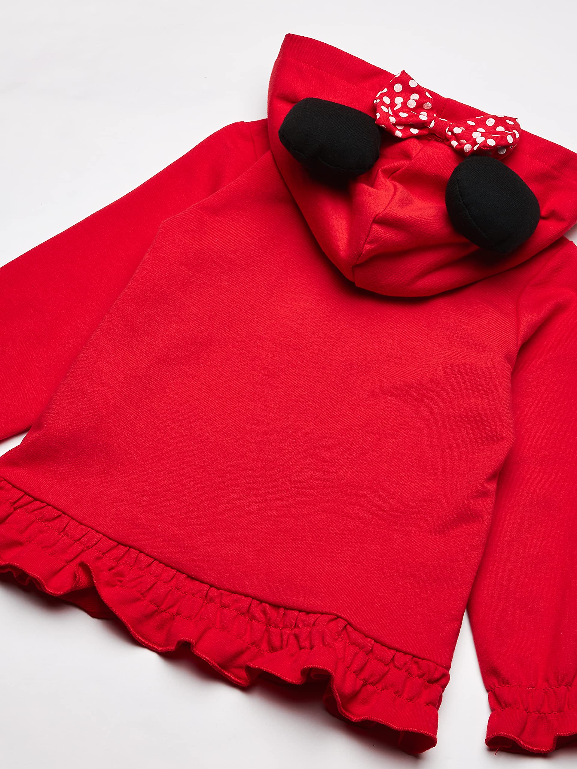 Disney Mädchen Minnie Polka-dot Bow Hoodie Kapuzenpulli