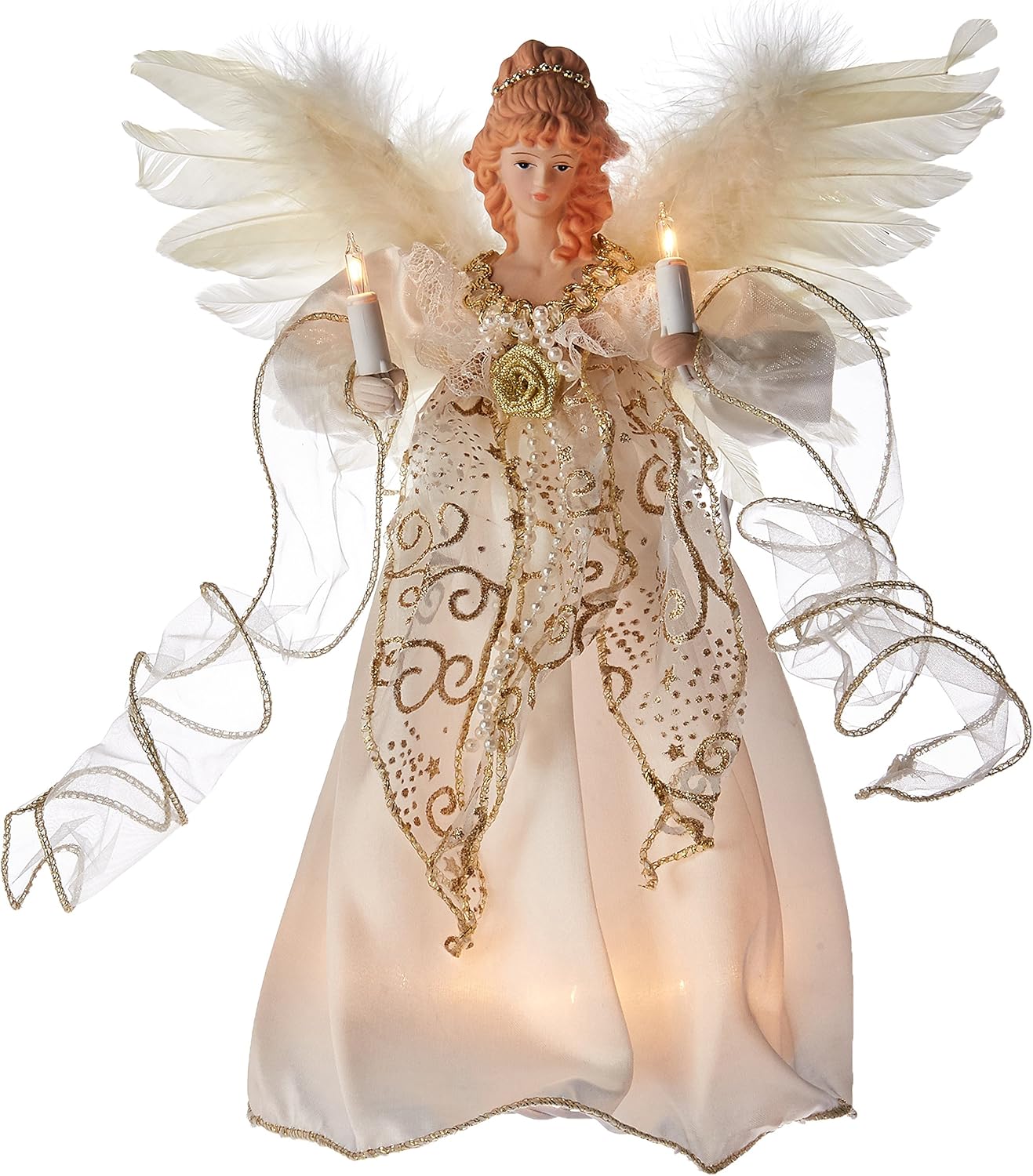 Kurt S. Adler UL2146 Illuminated Angel Treetop