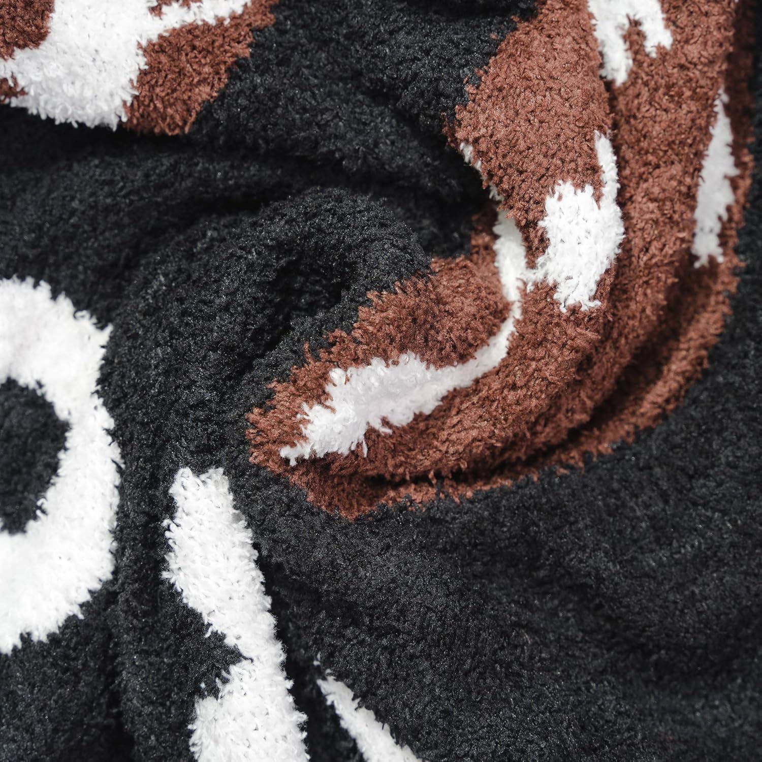 Cozy Football Throw Blanket, Lightweight Soft Sports Bedding for Adults Warm Plush Reversible Rugby Game Blanket Great Holiday Throw Blanket for Bed Sofa, Black Brown, 51x63 inches - Image 7