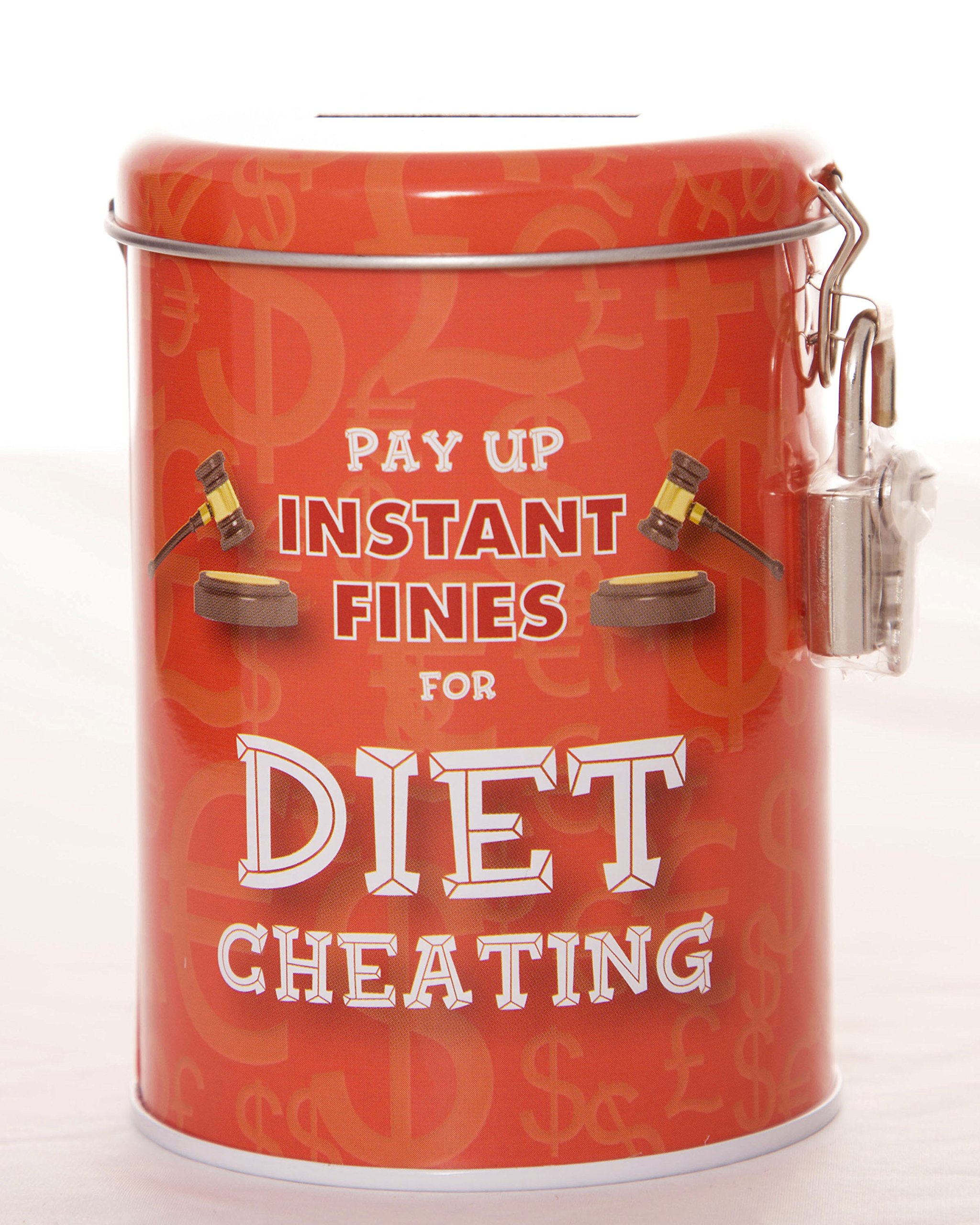 Boxer Gifts Instant Fines Pay Up Tin, Diet Cheating