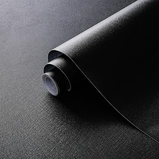 Dimoon 17.7''x118'' Peel and Stick Wallpaper Black Contact Paper for New...