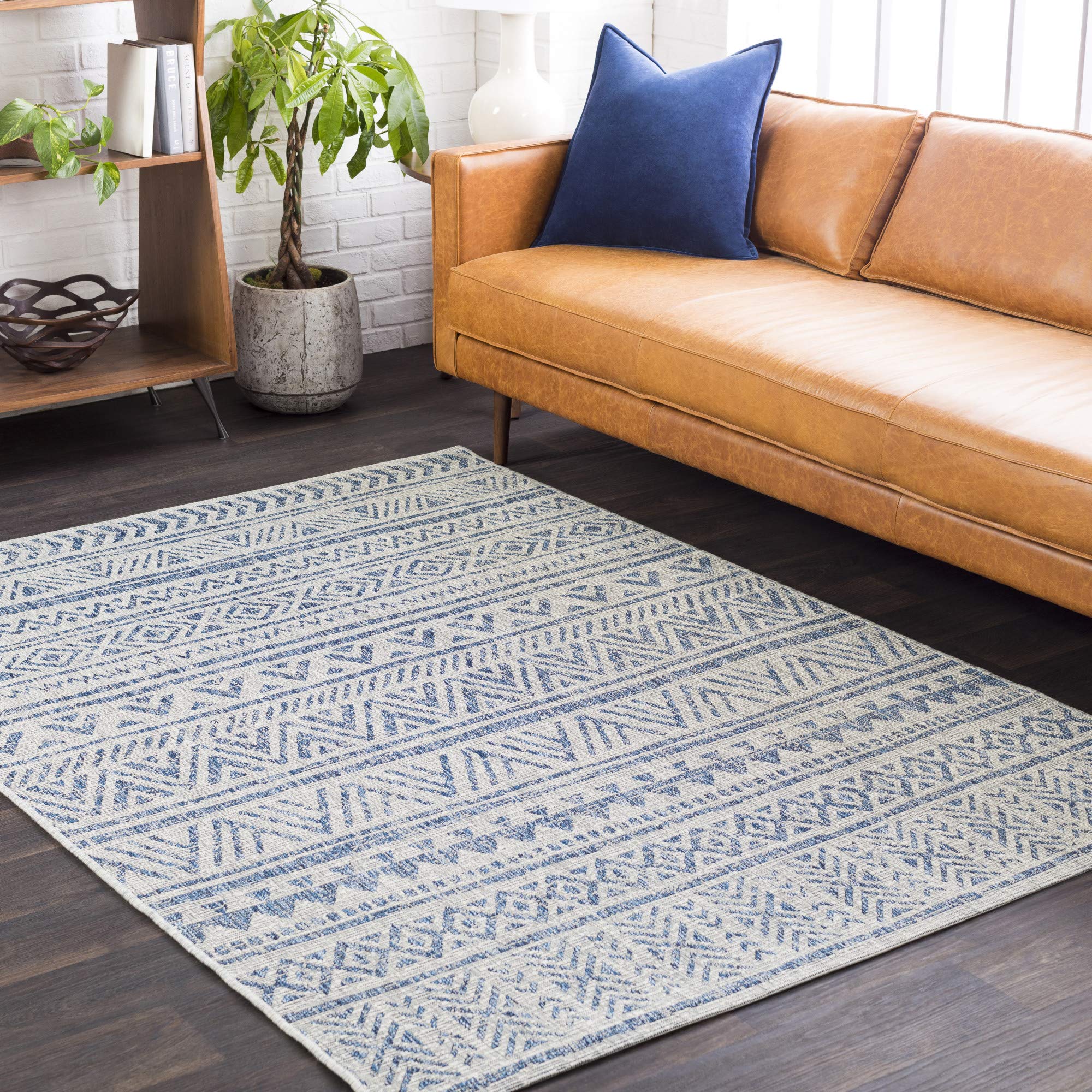 Artistic Weavers Esperanza Outdoor Area Rug,8'10" x 12',Denim