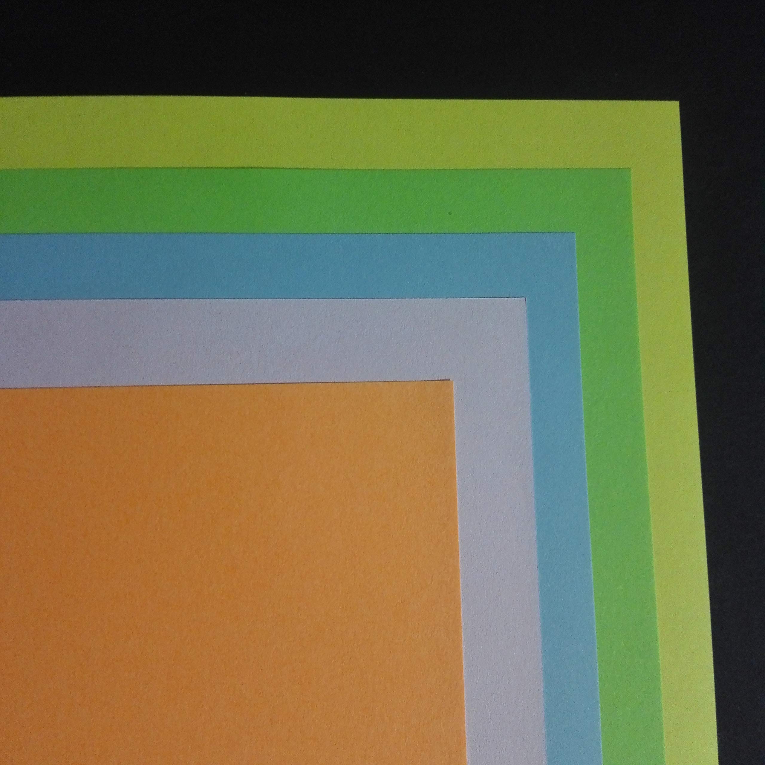 250-1000-6000-14000 fogli A6 Carta Colorata Mista 5 colori Multicolor Fantasy Gia Azz Ver Ros Ar per stampanti inkjet