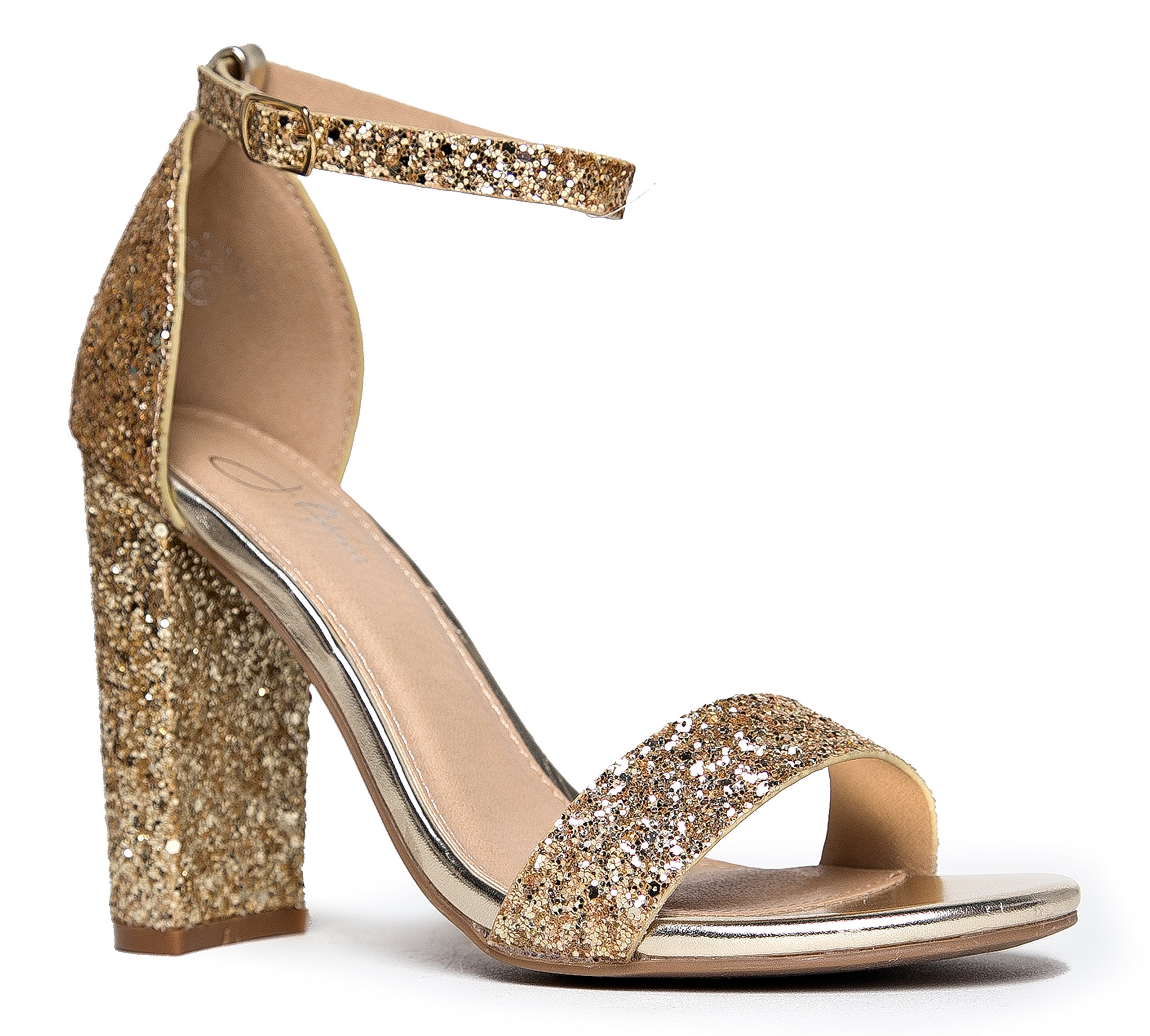 J. Adams Shirley Heels for Women - Ankle Strap High Heel Dressy Sandals