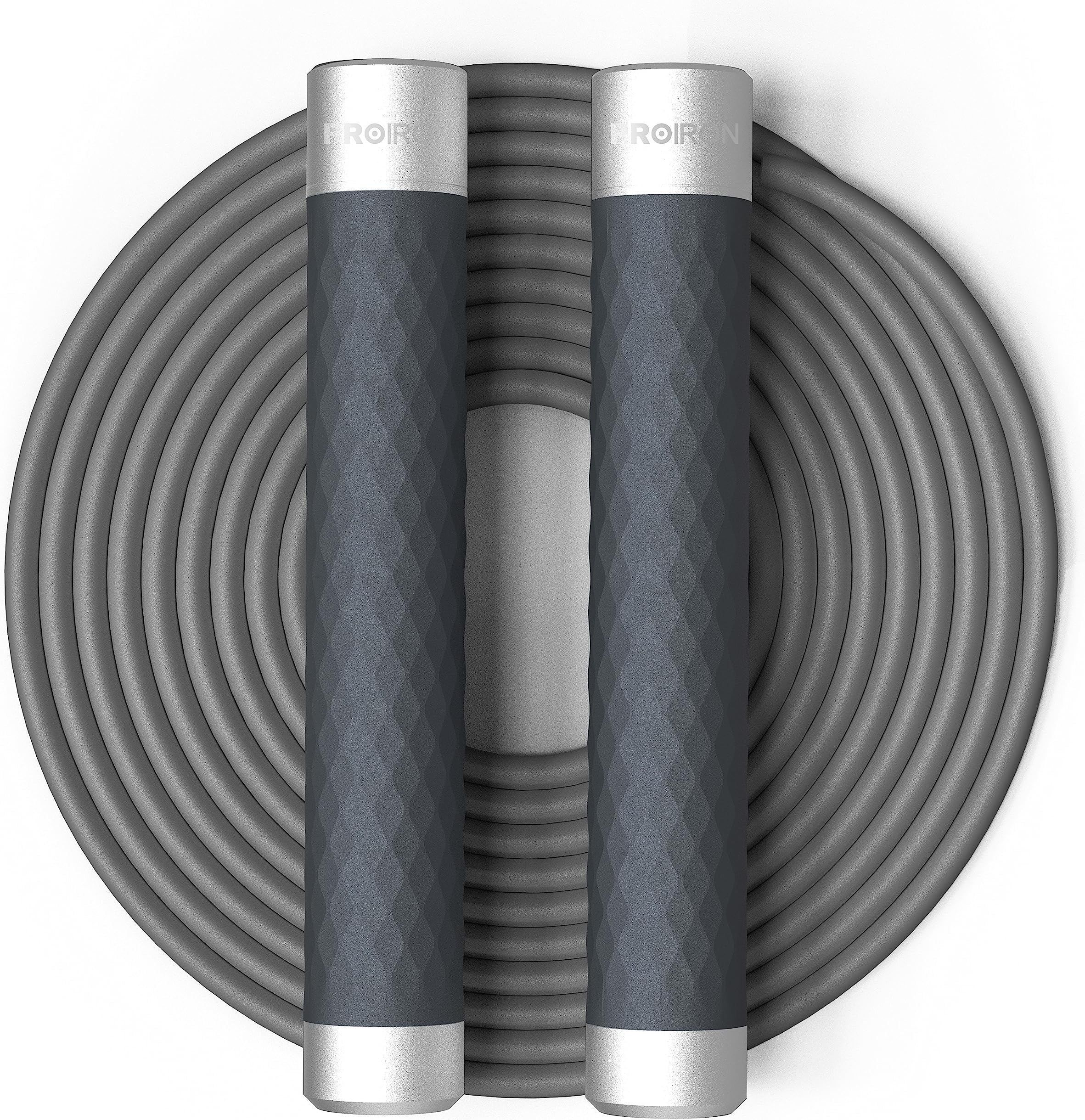 Skipping Rope Double Weighted Jump Rope 1LB Tangle-Free Double Fat Burning with Aluminum Handle Weighted Jumping Rope for Endurance Weight Lose Crossfit MMA Cardio & Workouts