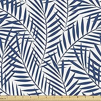 Vista 12 de Ambesonne - Tela multicolor con estampado digital por yarda